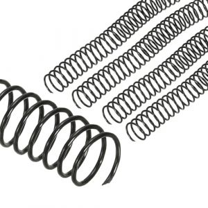 PATIKIL 22mm(7/8") Bobines de reliure spirale en plastique, 50 pcs Bobines de reliure 190 feuilles Capacit&eacute; 3:1 Pas Bobines de reliure pour relier des feuilles de papier, Noir (PATIKIL UK, neuf)