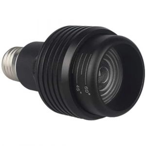 LED Zoom Spot Lampe PAR20 E27 Angle de Faisceau de Mise au Point r&eacute;glable Zoomable 12W 15 &agrave; 60 degr&eacute;s Focus LED lumi&egrave;re,Noir (GUBU, neuf)