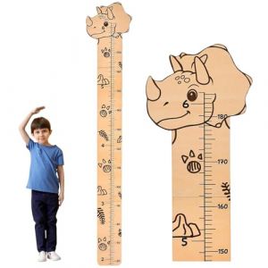 Tableau De Croissance En Bois, Toise De Mesure Pour Chambre D'enfant, Règle De Mesure De La Hauteur En Bois Fixée Au Mur, Toise En Bois Pour Décoration Murale, Pour Mesurer Les Enfant (jingminc, neuf)