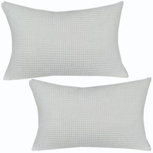 ZZDZW Taie d'oreiller 50x70,40x70,40x60 Rectangulaire Lot De 2 Extensible Housse De Coussin 40x80,60x80 Couverture Oreiller pour Canapé Maison Salon Chambre Decoration(Cream,60x80 cm (Set of 2)) (Pooneeliff, neuf)