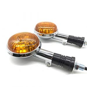 ZHANGSHUMIN Clignotant Moto Motorcycle Turn Signal Light Lampe Fit Utilisation for Yamaha XV400 XV650 XV1100 XV1300 XVS400 XVS650 XVS1100 Virago V Max1200 &Eacute;toile Xvs 400 1100 Clignotant Moto LED (Zhang Shu Min De Dian, neuf)