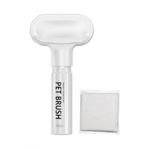 Dog Grooming Brush - Dog Bath Brush - | Portable Soothing Massage Comb Tool, Shampoo Scrubber Foaming Soap Dispenser Shower/Washing Portable Pet Bath Scrubber For Convenient Shampoo Application (kaczu, neuf)