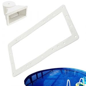 Fenayuu Joint pour skimmer de piscine | Joint de skimmer pour remplacement de piscines | Joint étanche pour écumeur large – Tampon rectangulaire, outil de facelate papillon (fuyouian, neuf)