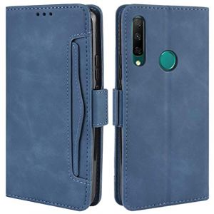 HualuBro Coque pour Huawei Honor 9X, Housse &agrave; Rabat en Premium PU Cuir Flip Cover Case Antichoc Portefeuille Etui pour Huawei Honor 9X Coque, Bleu (HualuBro EU, neuf)