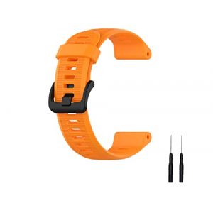 Muovrto Bracelet pour Garmin Forerunner 945/Forerunner 935, Bracelet Remplacement en Silicone pour Garmin Fenix 6/approach S60 (Stylish experience, neuf)