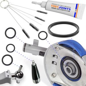 KIT 5 Joints D'ÉTANCHÉITÉ pour PERFECTDRAFT HD3720 HD3620 HD3610 HD3600 Compatible avec Le Bec VERSEUR ET Le Robinet DE TIREUSE A BIÈRE + KIT Nettoyage 5 Mini Brosse + Graisse Alimentaire (FRANCE DESTOCKAGE, neuf)