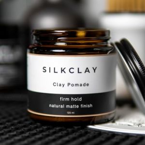 SILKCLAY Clay Pomade 120ml Pommade coiffante mate pour cheveux tenue ferme finition mate naturelle 120ml (KOVAS RETAIL FRANCE, neuf)