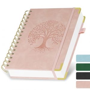 AOOSU Carnet de Notes, Carnet A5 Lign&eacute; Cahier A5 &agrave; Spirale, Papier Encreur 100g/M&sup2; Life Planner Agenda Scolaire&ndash;Organiseur Compact & &Eacute;l&eacute;gant, Planning Scolaire & Professionnel (Huuyo, neuf)
