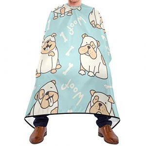 Bouledogue Bleu Robe De Coiffure Imperm&eacute;able Blouse Coiffeur Antistatique Peignoir Coiffure Pour Salon Coiffeurs Barber (ytuqqq, neuf)