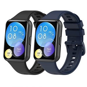 MIJOBS Bracelets en Silicone Compatible avec Huawei Watch Fit 2/Active/Elegant/Classic Bracelet Multicolore Sport Bracelet de Remplacement pour Huawei Watch Fit 2 Montre Intelligente (AL_InoThink EU, neuf)
