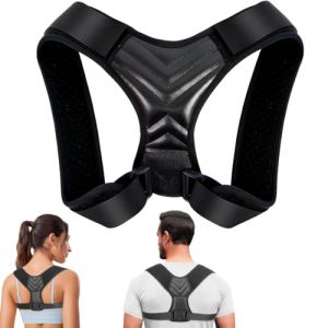UIEXAY Correcteur de Posture Dos pour Femme Homme, Ajustable R&eacute;glable et Respirant Redresseur de Dos pour Maintien du Dos, lCou et &Eacute;paules,correcteur de posture,redresseur de dos（XL） (Behaodian Store, neuf)