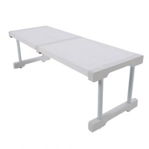 &Eacute;tag&egrave;re de Rangement pour Placard en Acier au Carbone, &eacute;tag&egrave;re D'armoire Extensible, Conception T&eacute;lescopique, Optimise L'utilisation de L'espace, Installation (Longueur 47-68 cm (WYANG188, neuf)