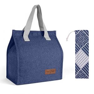 Vicloon Sac Isotherme &agrave; Repas,Sac Repas Lunch &Eacute;tanche Sac de Transport Repas pour Adults Enfants &Eacute;cole Bureau Pique-Nique Sac &agrave; Lunch Universel,Sac Fourre-Tout De Pique-Nique De Imperm&eacute;able Isol&eacute; (Vicloon&reg;-FR, neuf)