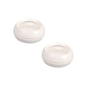 NIYANGLE 2pièces Boîte à Poudre Loose Powder Avec Couche Double Et Design Intercalaire Conteneur Portable Pour Maquillage Pour Femmes Et Filles (Telinei, neuf)