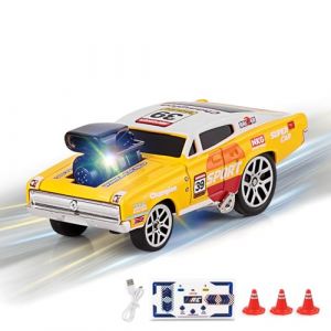 funnykid Mini Voiture RC 1:64 &ndash; Voiture Drift T&eacute;l&eacute;command&eacute;e en Alliage, 3 Vitesses, Port&eacute;e 30 m, Recharge USB Type-C, 2.4GHz, Jouet de Course avec C&ocirc;nes &ndash; Cadeau pour Enfants 6+ (WinSmart Market Kft., neuf)