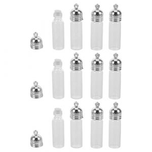 VICASKY 12 Pi&egrave;ces Mini Flacon Verre Transparent avec Trou de Suspension Flacon Huile Essentielle Rechargeable pour Parfum Pendentif Aromath&eacute;rapie Polyvalent pour Voyage D&eacute;coration Mariage (Covenant of Nauru, neuf)