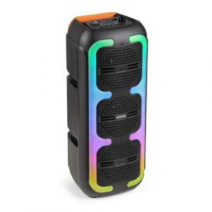 Fenton Track310 Enceinte Portable Bluetooth Lumineuse, 120W, Batterie Longue Autonomie 8H, Facile &agrave; Transporter, Enceinte Karaok&eacute;, Id&eacute;ale pour Toutes Vos Soir&eacute;es (Sono Mat&eacute;riel, neuf)