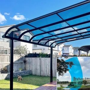 Plaques pour Toiture en Polycarbonate,Panneau Enti&egrave;rement Transparent Et Durable[Gguwug 0.8&times;21m Panneau Durable PC] Couverture de Toit,Imperm&eacute;able R&eacute;sistant Aux UV,pour Jardin,Serre,Abri de Voiture (BBINM-UK, neuf)