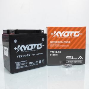 Batterie SLA Kyoto pour Scooter Piaggio 125 X-Evo Après 2007 Neuf (SPO moto scooter, neuf)