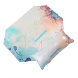 OFFIGAM Coussin Mains Et Tapis De Manucure Octogonal Confortable Et Doux Accessoire De Salon De Manucure Usage Professionnel Et Domestique (pristonswater, neuf)