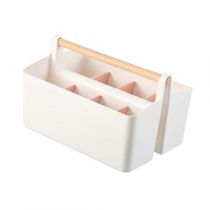 Harilla Support de maquillage de maquillage &agrave; distance Organisateur de table basse portable Organisateur de porte-stylo Organisateur de bureau pour les, Rose (Harilla, neuf)