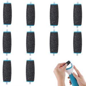 10 Pièces Rouleaux De Remplacement,Rapeuse Pieds Électrique, Pierre Ponce Pied,Rape Pied,Rape Pied Electrique,Râpe Électrique Pied，Pour Scholl Velvet Smooth, Rape Pieds,Pour Pedicure Pied Electrique (YunLangShiJiu, neuf)