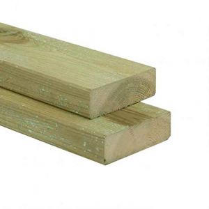Gartenwelt Riegelsberger Planche en pin imprégné, 40 x 120 mm, longueur 110 cm, planche pour la construction, avec 4 côtés rabotés et lisses (Holzmarkt Riegelsberger, neuf)