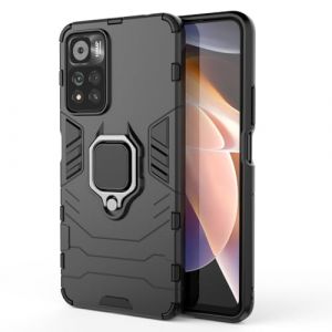 Max Power Digital Coque pour Xiaomi Redmi Note 11 Pro Housse Antichoc avec Anneau Rotatif Aimant Etui Magn&eacute;tique Rigide Dure Armure Bague Support Armure Renforc&eacute;e (Xiaomi Redmi Note 11 Pro, Noir) (Max Power Digital, neuf)