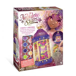 Kit Cr&eacute;atif Lanterne aux Lucioles Orelia Nebulous Stars - Fen&ecirc;tre &agrave; D&eacute;corer avec Peinture &agrave; Vitrail et Strass - Coffret Loisirs pour Fille &agrave; partir de 7 ans - Activit&eacute; Manuelle Enfant (Eurotronic, neuf)