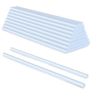 Tatxmalv 55 Pièces Bâtons de Colle Chaude, 7 x 200 mm Bâton de Colle Transparents, Bâtons de Colle pour Pistolet à Colle Chaude, pour Coller de La Céramique, Bricolage de I'artisanat (TOTAL MAX SELL, neuf)