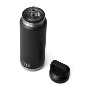 YETI Rambler Bottle Chug, Vacuum Insulated Stainless Steel Bottle with Chug Cap, Black, 26 oz (760 ml) (YETI Europe, neuf)