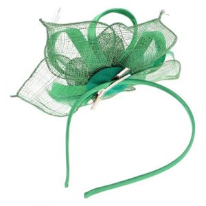 PLAFOPE Coiffure De Banquet Casque De Thé Accessoires Cheveux Pour Femmes Casque à Clapet Vert Coiffure De La Mariée Green (Comexs, neuf)