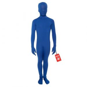 Morphsuits Deguisement Seconde Peau Enfant, D&eacute;guisement Seconde Peau Bleu, Costume Zentai Enfant, Combinaison Moulante Bleu, Deguisement Hallowenn Garcon, Carnaval S (Morph Costumes, neuf)