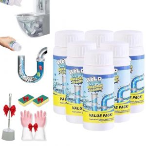 Lanoxie - Lanoxie D&eacute;boucheur Pro, D&eacute;boucheur Canalisation, Nettoyant Puissant Canalisation, Poudre Nettoyante Id&eacute;al En Cas d'Eau Stagnante Cuisine (6pcs) (Mo ce, neuf)