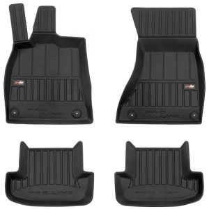 MOTOS Tapis de sol caoutchouc pour Audi A5 8T 2007-2016 Améliorez Votre Confort de Voyage avec Le tapis noir antidérapant Auto 3D- tapis voiture Tous Temps pour Voiture, Protection Contre les salissur (MOTOS EU, neuf)