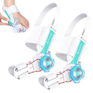 TENICORE Ortheses Hallux Valgus Boutons Réglables Attelle pour Hallux Valgus Separateur D'orteil Homme et Femme Pour Redresser les Orteils 2 Pièces (TENICORE-US, neuf)
