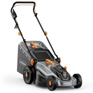 VonHaus Tondeuse à Gazon 1 600 W - Tondeuse de Jardin Électrique Filaire - Sac de Ramassage 42 L, Largeur 380 mm, Guidon Pliable Réglable en Hauteur, 5 Réglages de Hauteur (VonHaus EU, neuf)
