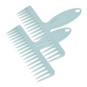 OUNONA Peigne d'&Eacute;pilation Multifonction 2Pcs Balai de Nettoyage de Cheveux Long Manche Outil Pratique pour Maison Nettoyage Rapide Conception Ergonomique pour Animaux (Gustell, neuf)