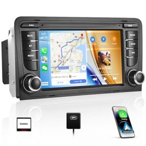 CAMECHO [8-Core 4+64G] Android 15 Autoradio pour Audi A3 S3 RS3 8P 8V 2008-2012, DSP Carplay sans Fil Navi, 7" Ecran Tactile Bluetooth Radio Auto avec WiFi GPS FM/RDS 32EQ Mirror Link 2USB+Canbus (Icamecho, neuf)