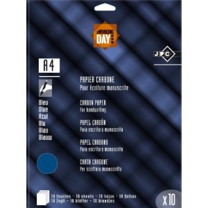 WONDAY SACHET 10 FEUILLES DE PAPIER CARBONE BLEU (Steve soto, neuf)