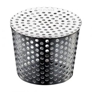 Protections De Goutti&egrave;res en M&eacute;tal, Crapaudine De Goutti&egrave;re Filtre Gouttiere en Acier Inoxydable, Grille De Ventilation Et De Drainage De Toit Conique en M&eacute;tal， Filtre Anti-Blocage De Toit Maille (SYlingtian, neuf)