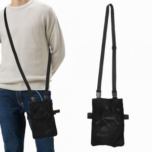 leruiyezs Sac Pour Poche Sonde Urinaire Support De Sac De Drainage Urinaire Avec Sangle R&eacute;glable,Fente Discr&egrave;te Et Maille Respirante, 2000ml,for Sac De Drainage Urinaire,Fauteuil Roulant Et Quotidien (Lerui-FR, neuf)