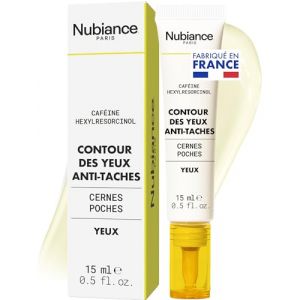 NUBIANCE - EYE Re-7, Contour des yeux multi-correcteur, Anti-cernes, Anti-poche, Raffermissant et anti-oxydant, Acide Hyaluronique Hydratant et anti-rides, 15ml (Nubiance, neuf)