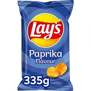 Lay's Chips Paprika Party - Paquet XXL - Chips américaines - 334,5 g au total (Pantry INTL, neuf)