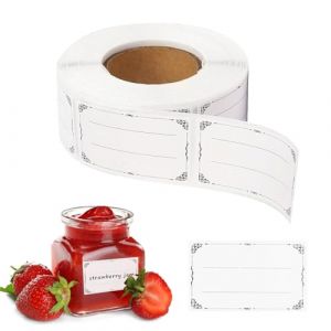 600 Etiquettes Autocollantes Bocaux,Autocollants &Eacute;tiquettes Vierge,Etiquettes Autocollantes,&Eacute;tiquettes Autocollantes Vierges Pour Bouteille,pour Bocaux,Enveloppe,&Eacute;pices,Baking,Peut &Eacute;crire (3 x 5cm) (DanLanYi, neuf)