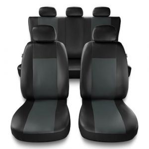 Mossa Housses de siège adaptées pour Mitsubishi L200 I, II, III, IV, V, VI (1993- ) - Housse Siege Voiture universelles - Couverture Siege - CM-G (eMOSSA, neuf)