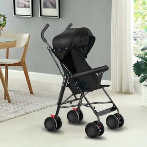 Poussette Canne,Pour enfants de la naissance jusqu'à 22 kg,Avec fonction couchage,Ultra Légère,Pliable d'une seule main,UPF 50,Toit Extensible (jusiZL, neuf)