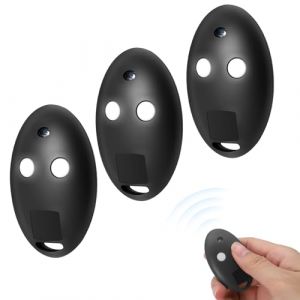 433.92 MHz Telecommande Portail pour MITTO 2/4, MITTO 2A/4A, MITTO B RCB 02/04, KLEIO B RCA 02/04, TRC1 / TRC2 / TRC3, 2 Canaux, Rolling Code, Télécommande Porte de Garage*3pcs (shangbaiyi, neuf)