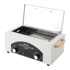 Charocean St&eacute;rilisateur &agrave; air chaud 300 W, 2 l, 50-220 &deg;C, st&eacute;rilisateur &agrave; haute temp&eacute;rature &ndash; Chaleur s&egrave;che compact, 0 &agrave; 60 min, petits st&eacute;rilisateurs pour outils d'ongle/ciseaux/pincettes (avec (Charocean, neuf)