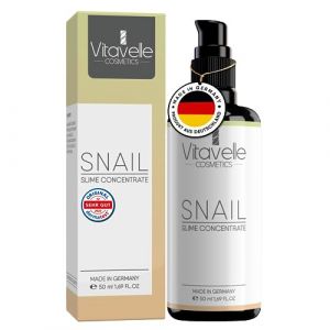 Vitavelle Sérum concentré à la bave d'escargot – Soin du visage contre les rides et l'hyperpigmentation – Crème anti-boutons anti-rides pour tous les types de peau – Crème de jour anti-âge à la mucine (KVARUM, neuf)